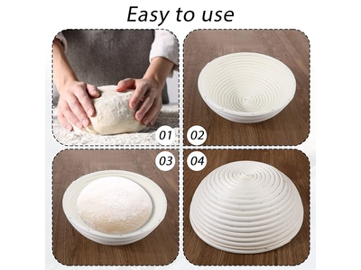Хлебная корзина с крышкой, <u><a href='https://ru.bannetonbasket.com'>Корзины для расстойки</a></u> с тканью для ферментации